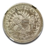 1853/854 Liberty Seated Quarter AU-53 NGC (Arrows & Rays)