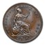 1853 Great Britain Copper Penny MS-64 NGC (Brown)