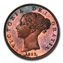1853 Great Britain CU Half Penny Victoria PR-64+ PCGS (Red/Brown) 1853 Great Britain CU Half Penny Victoria PR-64+ PCGS (Red/Brown)