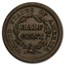 1853 Half Cent AU
