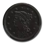 1853 Large Cent AU-55 PCGS