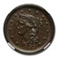 1853 Large Cent MS-61 NGC (Brown)