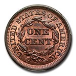 1853 Large Cent MS-65 PCGS CAC (Red/Brown)