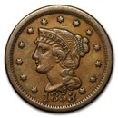 1853 Large Cent XF