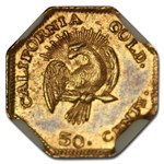 1853 Liberty Octagonal 50 Cent Gold MS-62 NGC (BG-302)