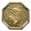 1853 Liberty Octagonal Dollar Gold MS-63-PL NGC (BG-505)