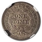 1853 Liberty Seated Dime MS-63 NGC