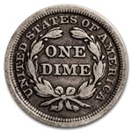 1853 Liberty Seated Dime w/Arrows Fine