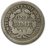 1853 Liberty Seated Dime w/Arrows Good