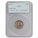 1853 Liberty Seated Dime w/Arrows MS-63 PCGS