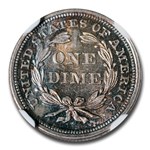1853 Liberty Seated Dime w/Arrows MS-67 NGC