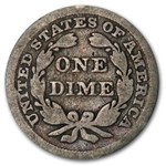 1853 Liberty Seated Dime w/Arrows VG