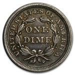 1853 Liberty Seated Dime w/Arrows XF