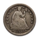 1853 Liberty Seated Half Dime w/Arrows Fine