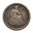 1853 Liberty Seated Half Dime w/Arrows Fine