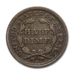 1853 Liberty Seated Half Dime w/Arrows Fine