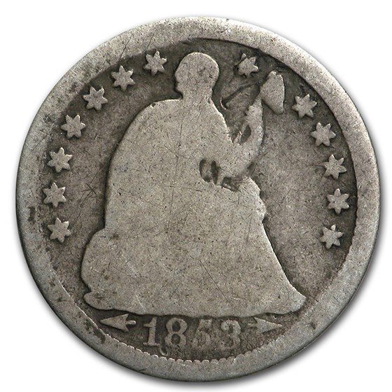 1853 Liberty Seated Half Dime w/Arrows Good 1853 Liberty Seated Half Dime w/Arrows Good