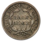1853 Liberty Seated Half Dime w/Arrows VF