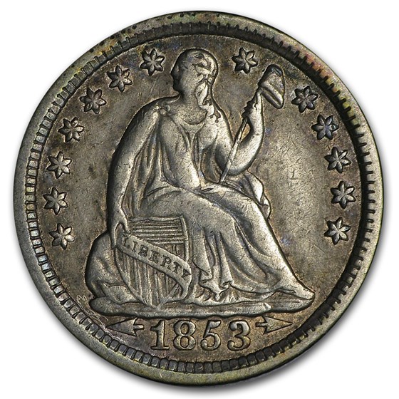 1853 Liberty Seated Half Dime w/Arrows XF 1853 Liberty Seated Half Dime w/Arrows XF