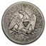 1853 Liberty Seated Half Dollar w/Arrows & Rays VG