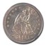 1853 Liberty Seated Quarter AU-58 NGC
