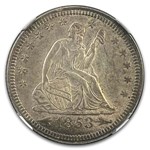 1853 Liberty Seated Quarter MS-64 NGC (Arrows & Rays)