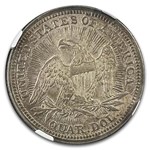 1853 Liberty Seated Quarter MS-64 NGC (Arrows & Rays)