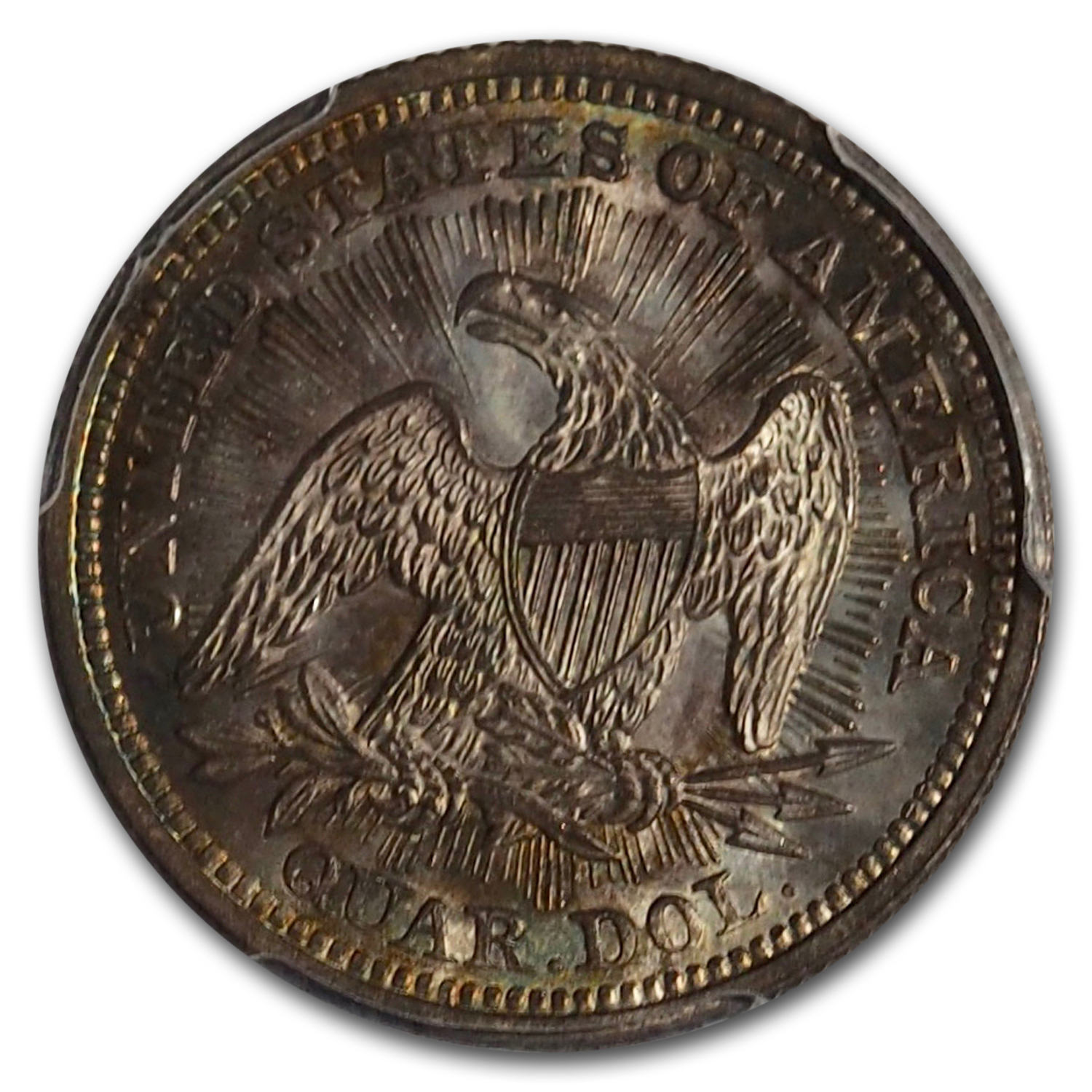 ★空もよう★ 1853 (None) Phil Seated Liberty Quarter Value - APMEX