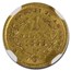 1853-O $1 Liberty Head Gold AU-58 NGC