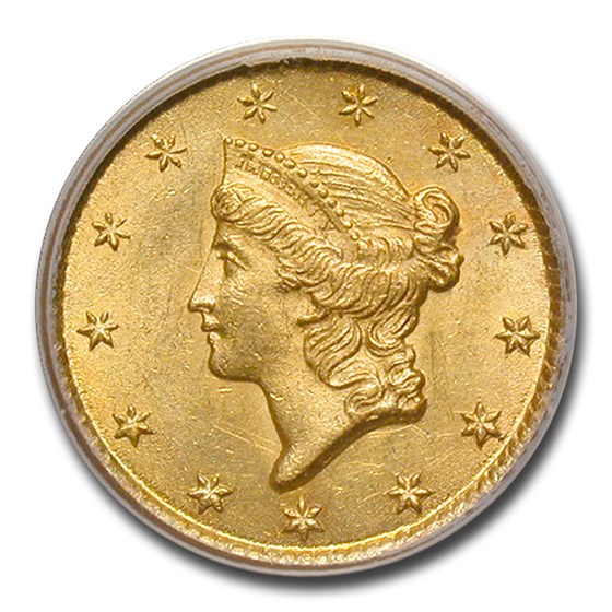Buy 1853-O $1 Liberty Head Gold Dollar MS-63 PCGS | APMEX