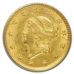 1853-O $1 Liberty Head Gold MS-62 PCGS CAC