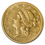 1853-O $20 Liberty Gold Double Eagle AU-50 NGC