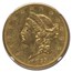 1853-O $20 Liberty Gold Double Eagle AU-50 NGC
