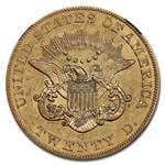 1853-O $20 Liberty Gold Double Eagle AU-53 NGC
