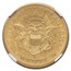 1853-O $20 Liberty Gold Double Eagle XF-45 NGC