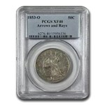1853-O Liberty Seated Half Dollar XF-40 PCGS (Arrows & Rays)