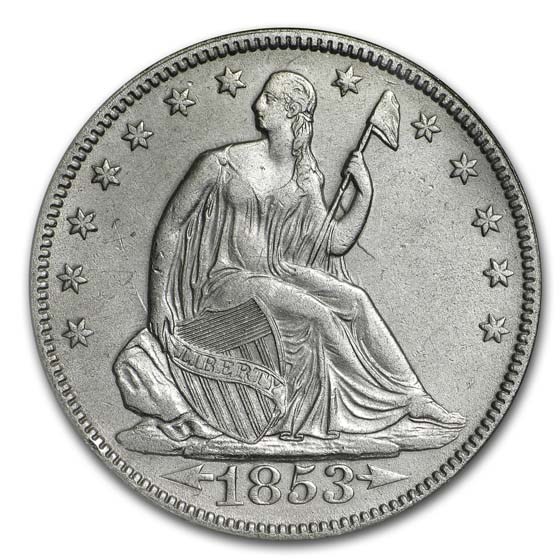 1853 Seated Half Arrow & Rays NGC (SS-Republic, Book display) 1853 Seated Half Arrow & Rays NGC (SS-Republic, Book display)