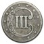 1853 Three Cent Silver VG