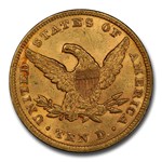 1854 $10 Liberty Gold Eagle MS-62+ PCGS CAC