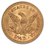 1854 $2.50 Liberty Gold Quarter Eagle AU-58 NGC