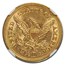1854 $2.50 Liberty Gold Quarter Eagle MS-62 NGC