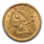 1854 $2.50 Liberty Gold Quarter Eagle MS-62 PCGS