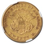 1854 $20 Liberty Gold Double Eagle VF-35 NGC