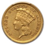 1854 $3 Gold Princess XF-40 PCGS