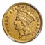 1854 $3 Gold Princess XF-45 NGC