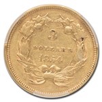 1854 $3 Gold Princess XF-45 PCGS