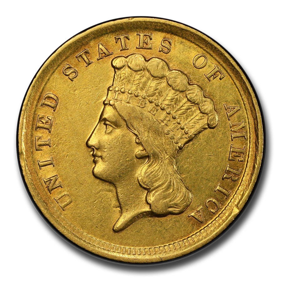 1854 D 3 Dollar Gold Coin Value - APMEX