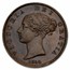 1854 Great Britain 1/2 Penny Victoria BU (Brown)