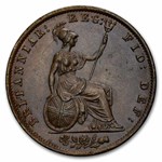 1854 Great Britain 1/2 Penny Victoria BU (Brown)