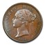 1854 Great Britain 1/2 Penny Victoria MS-63 PCGS (Brown)
